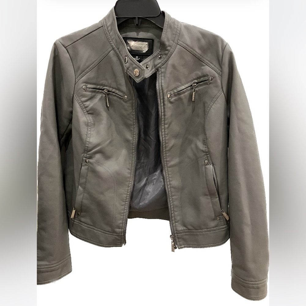 JOU JOU faux leather jacket